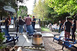 A GARDEN WEDDING RECEPTION